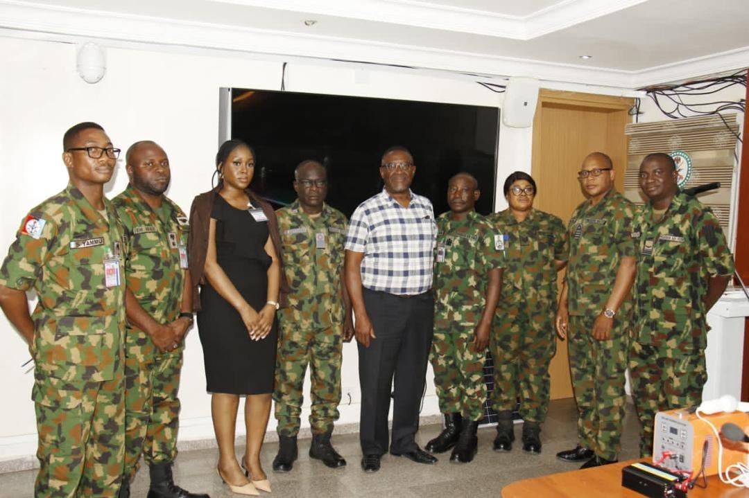The Lexiano Solar team at the Ministry of Defence